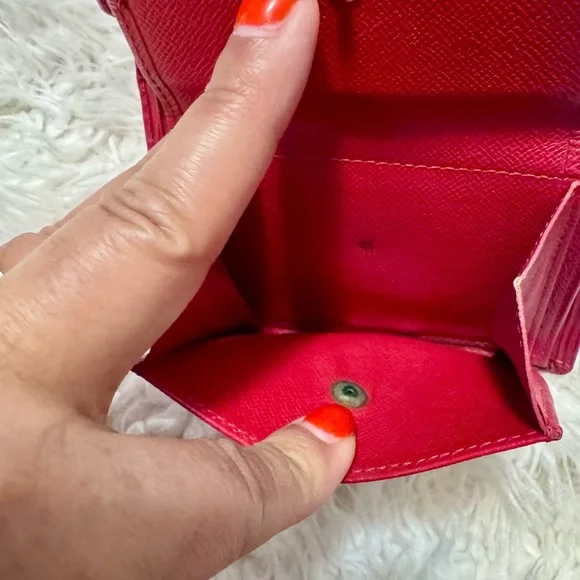 Louis Vuitton Red Epi Marco SM Agenda Wallet - Picture 5 of 6